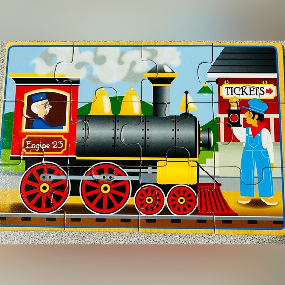 🚦🚦 Bundle 2 puzzles for $12 Melissa & Doug Vehicles Wooden Puzzle(48 pcs) - Picture 8 of 8